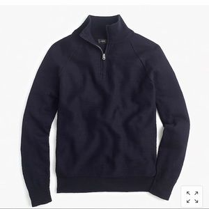 J. Crew Cotton Half-Zip Sweater